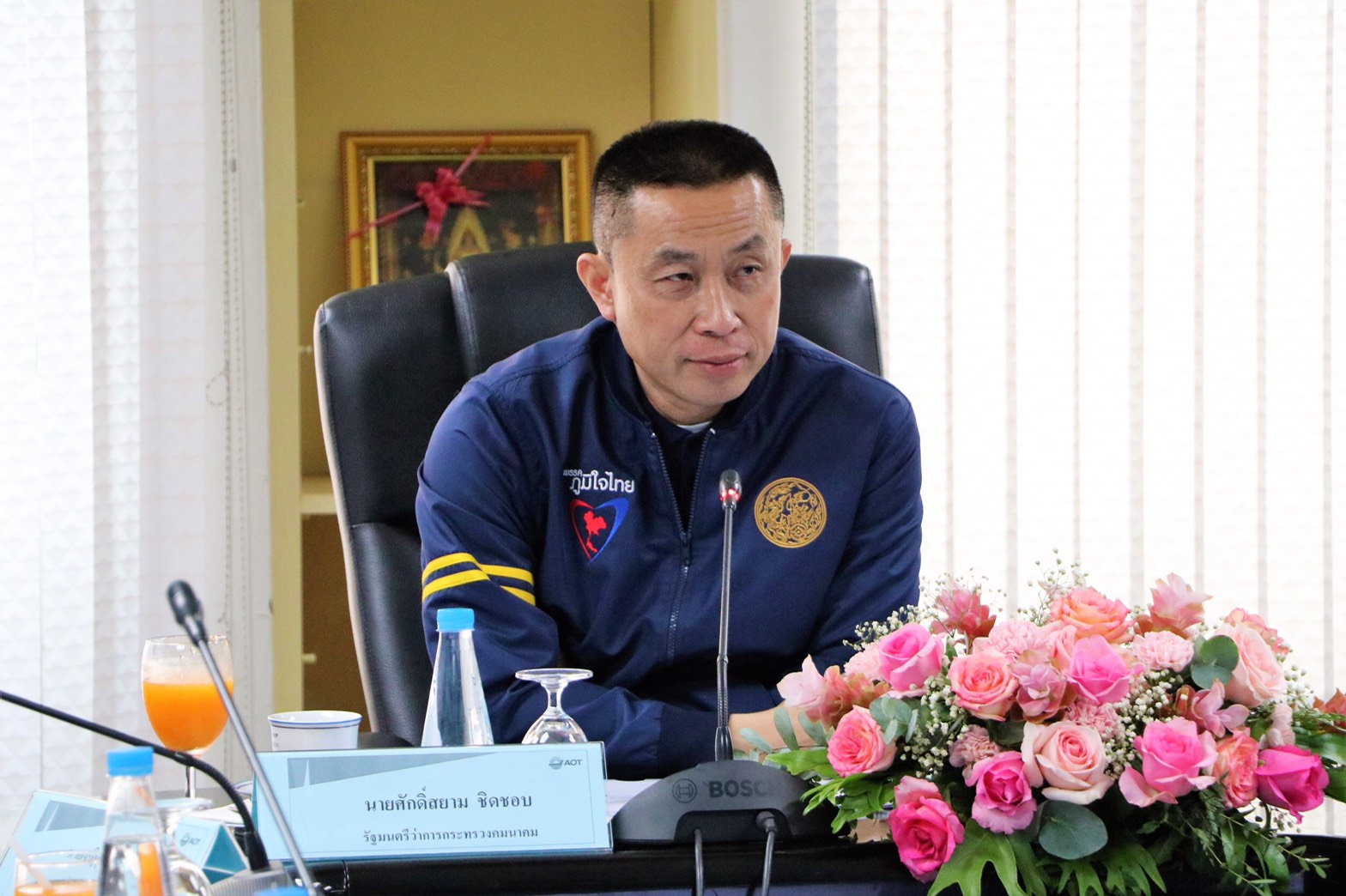 รัฐมนตรีว่าการกระทรวงคมนาคม ตรวจเยี่ยมและมอบนโยบายการดำเนินการงานให้แก่ท่าอากาศยานเชียงใหม่ รัฐมนตรีว่าการกระทรวงคมนาคม ตรวจเยี่ยมและมอบนโยบายการดำเนินการงานให้แก่ท่าอากาศยานเชียงใหม่