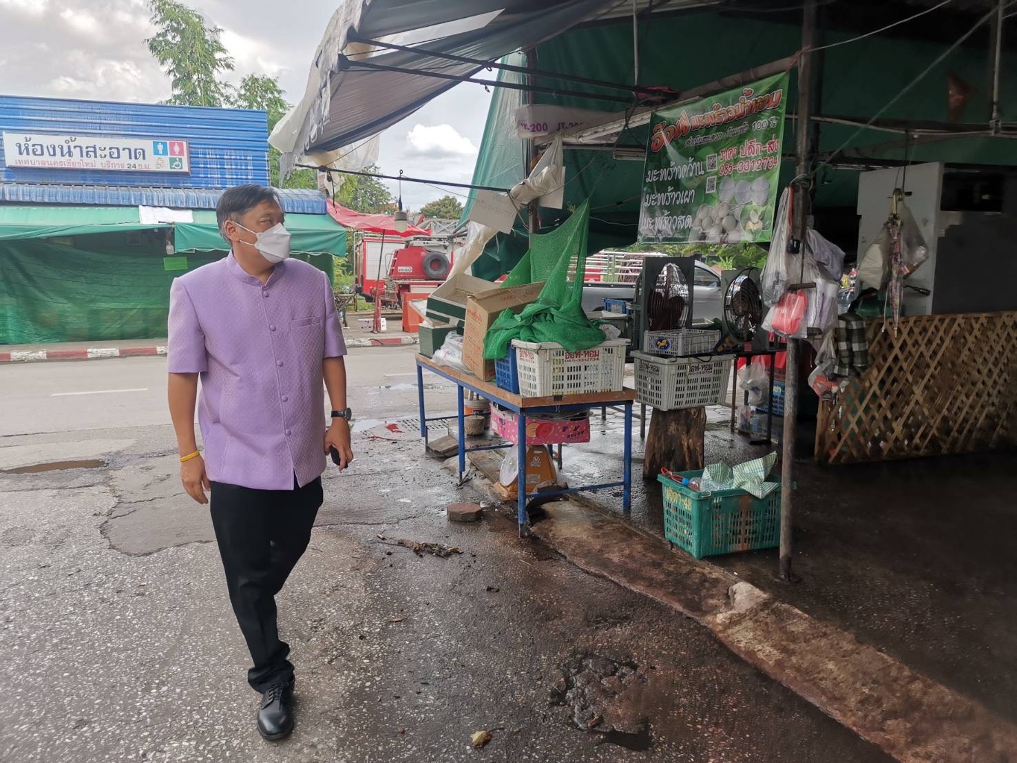 รองผู้ว่าฯ เชียงใหม่ ตรวจเยี่ยมการเตรียมความพร้อมเปิดตลาดเมืองใหม่ รองผู้ว่าฯ เชียงใหม่ ตรวจเยี่ยมการเตรียมความพร้อมเปิดตลาดเมืองใหม่