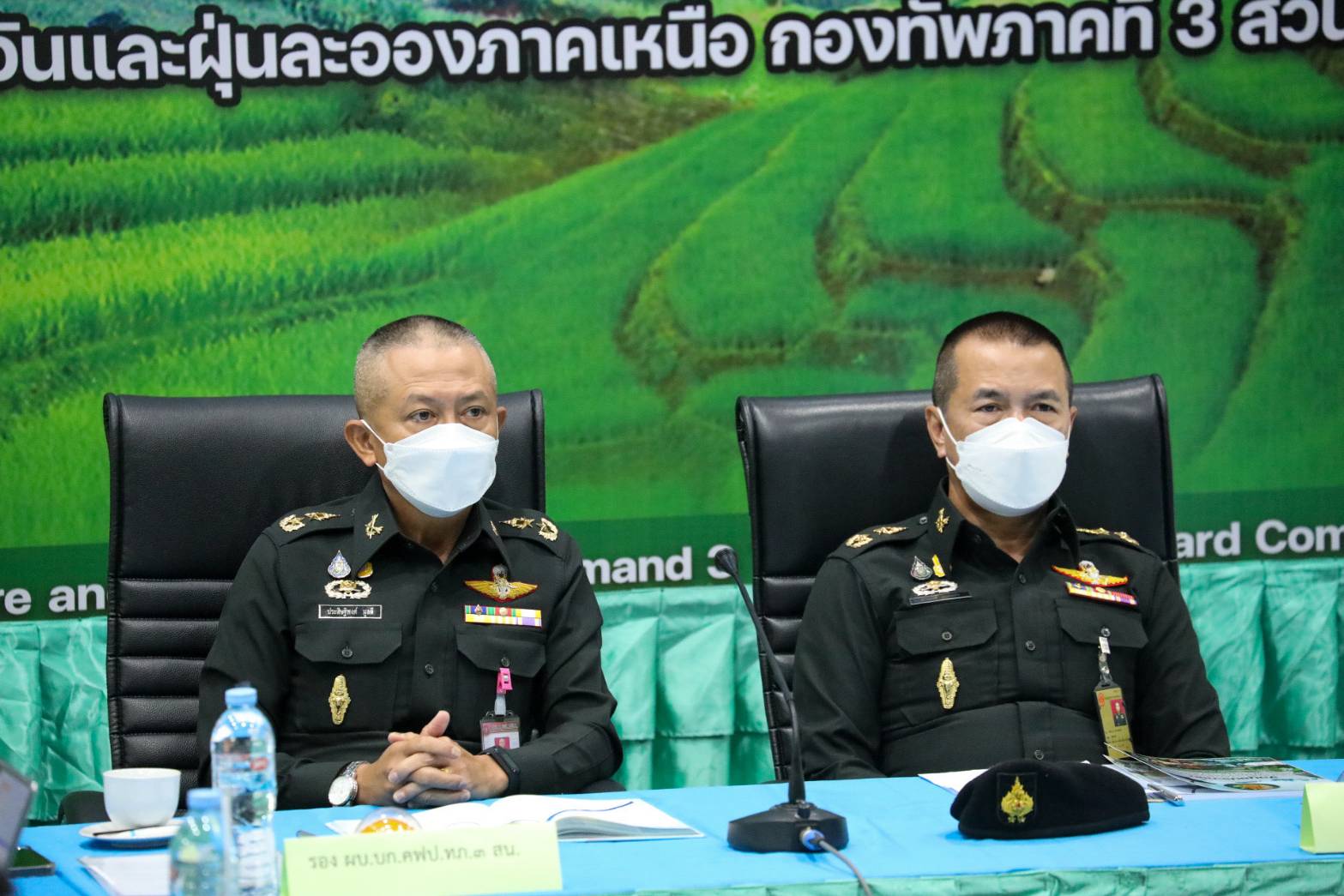 คณะทำงานด้านกิจการพลเรือน ตรวจเยี่ยม บก.คฟป.ทภ.3 สน. ที่จังหวัดเชียงใหม่ เพื่อรับทราบสถานการณ์และการเตรียมความพร้อมของหน่วยในการแก้ไขปัญหาไฟป่าหมอกควันและฝุ่นละออง ประจำปี 2565 คณะทำงานด้านกิจการพลเรือน ตรวจเยี่ยม บก.คฟป.ทภ.3 สน. ที่จังหวัดเชียงใหม่ เพื่อรับทราบสถานการณ์และการเตรียมความพร้อมของหน่วยในการแก้ไขปัญหาไฟป่าหมอกควันและฝุ่นละออง ประจำปี 2565