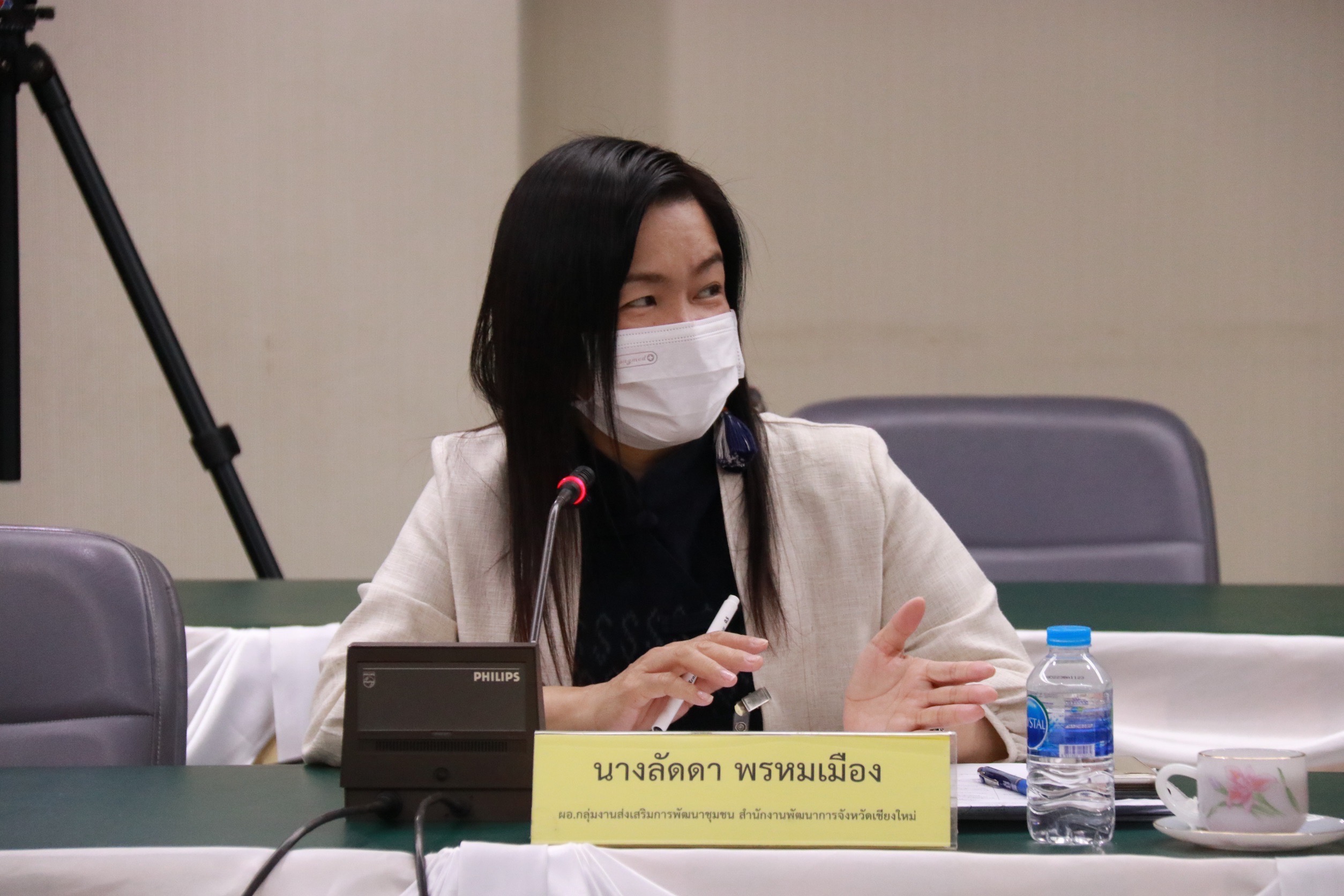 พช. เชียงใหม่ นำ “ผ้าขิดลายนารีรัตนราชกัญญา พช. เชียงใหม่ นำ “ผ้าขิดลายนารีรัตนราชกัญญา