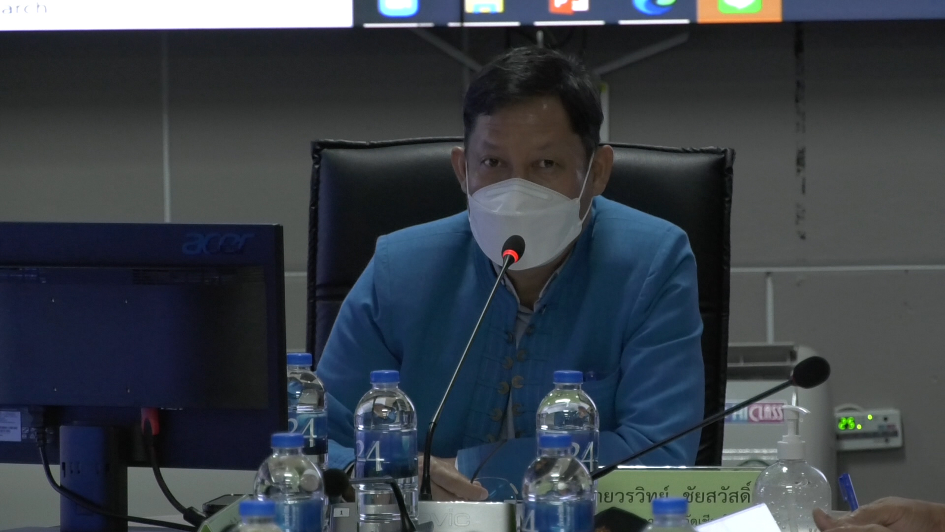 รองผู้ว่าราชการจังหวัดเชียงใหม่ สั่งติดตามสถานการณ์น้ำอย่างใกล้ชิดในช่วงที่มีฝนตกต่อเนื่อง ย้ำแจ้งเตือนประชาชนก่อนเกิดเหตุป้องกันความเสียหายที่อาจจะเกิดขึ้น รองผู้ว่าราชการจังหวัดเชียงใหม่ สั่งติดตามสถานการณ์น้ำอย่างใกล้ชิดในช่วงที่มีฝนตกต่อเนื่อง ย้ำแจ้งเตือนประชาชนก่อนเกิดเหตุป้องกันความเสียหายที่อาจจะเกิดขึ้น