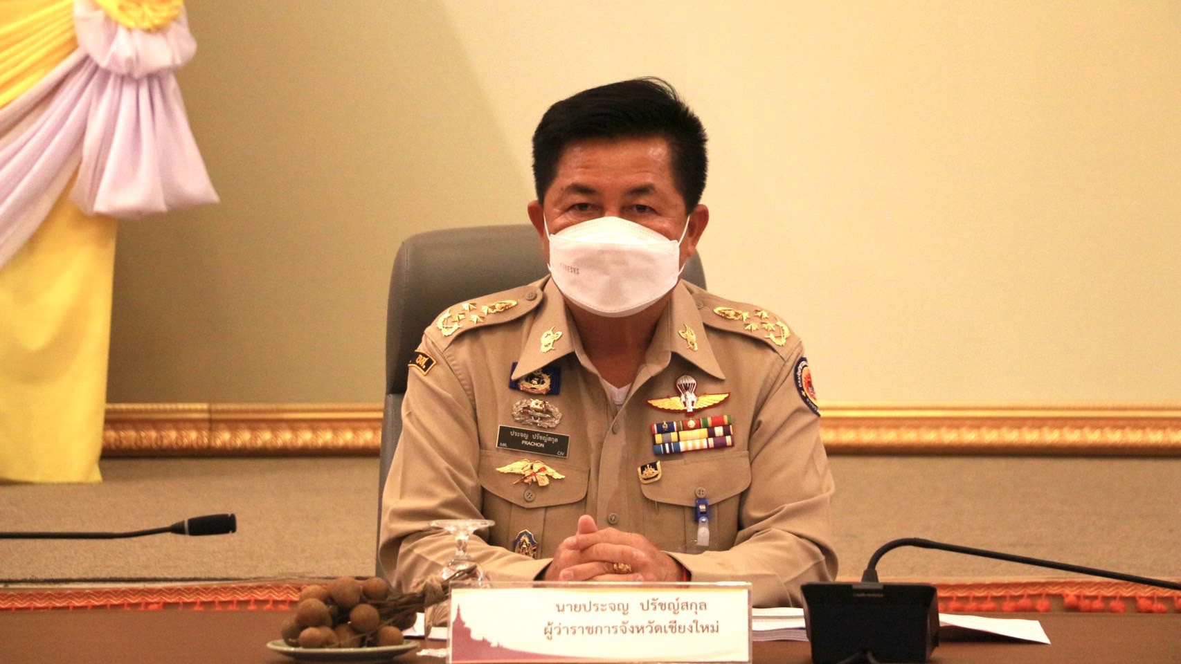 ผู้ว่าฯ เชียงใหม่ ย้ำให้ความสำคัญติดตามข่าวสถานการณ์น้ำและการหามาตรการเชิงรุกหยุดโควิด -19 พร้อมดึงประชาชนรับวัคซีนเข็มกระตุ้นให้ครอบคลุม ผู้ว่าฯ เชียงใหม่ ย้ำให้ความสำคัญติดตามข่าวสถานการณ์น้ำและการหามาตรการเชิงรุกหยุดโควิด -19 พร้อมดึงประชาชนรับวัคซีนเข็มกระตุ้นให้ครอบคลุม