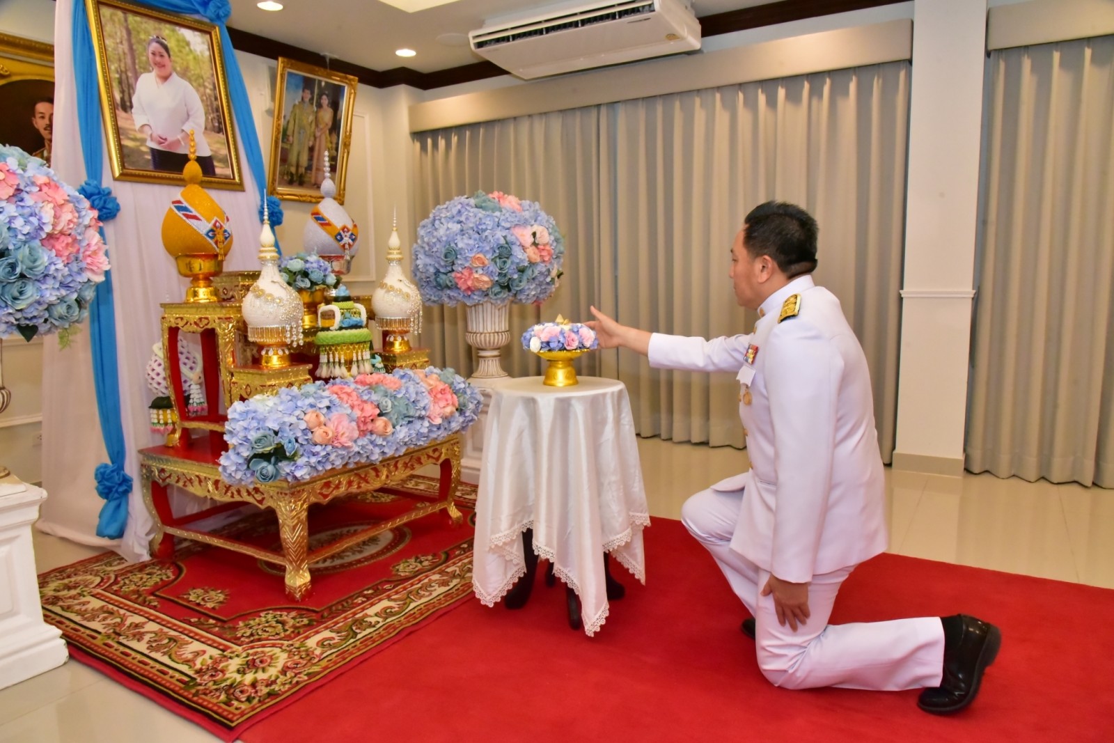 พระเจ้าวรวงศ์เธอ พระองค์เจ้า สิริภาจุฑาภรณ์  ประทานน้ำอบ ให้แก่ผู้ว่าราชการจังหวัดเชียงใหม่ และคณะ  เนื่องในโอกาสเทศกาลสงกรานต์ 2567  