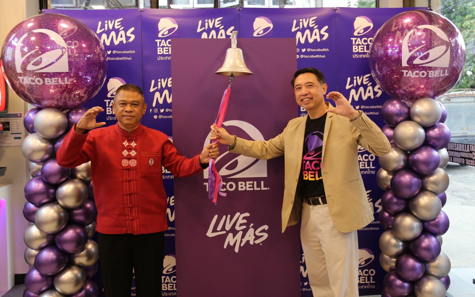 ทาโก้ เบลล์ เปิดสาขาแรกในจังหวัดเชียงใหม่ จัดโปรพิเศษดึงนักท่องเที่ยว ลองเมนูยอดนิยมจากอเมริกา ทาโก้ เบลล์ เปิดสาขาแรกในจังหวัดเชียงใหม่ จัดโปรพิเศษดึงนักท่องเที่ยว ลองเมนูยอดนิยมจากอเมริกา